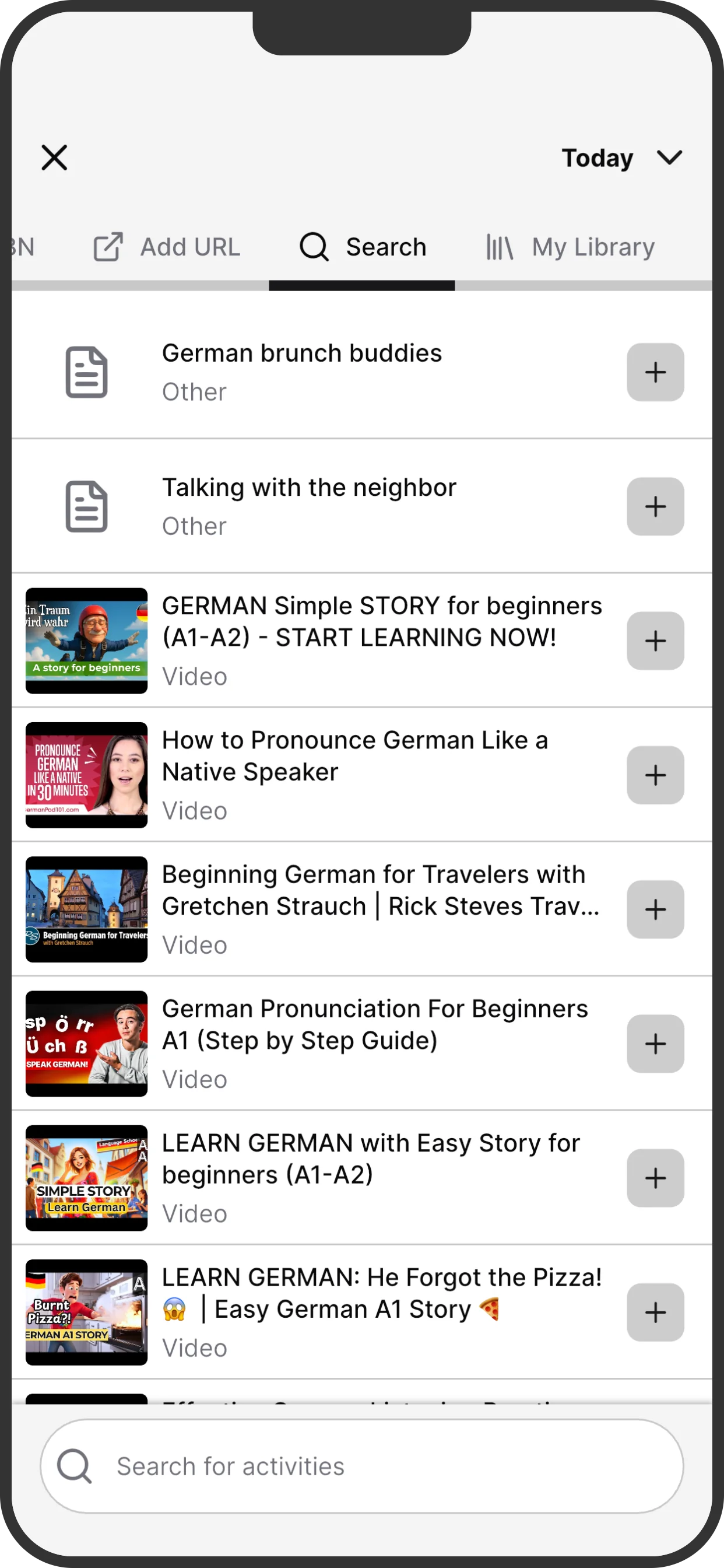 Lemmelingo Material Discovery - Smart Search